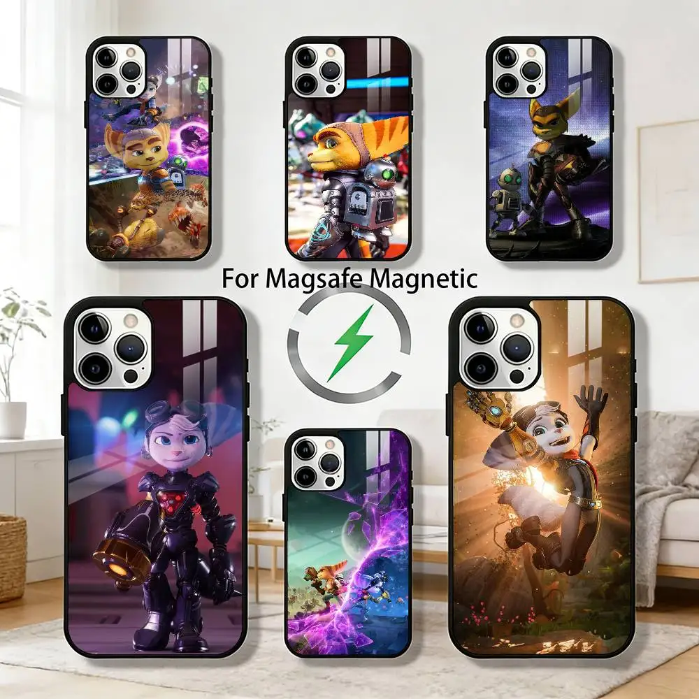 

R-Ratchet Game C-Clank Phone Case For iPhone 17,16,15,14,13,12,Plus,Pro,Max for Magsafe Magnetic Wireless Charging
