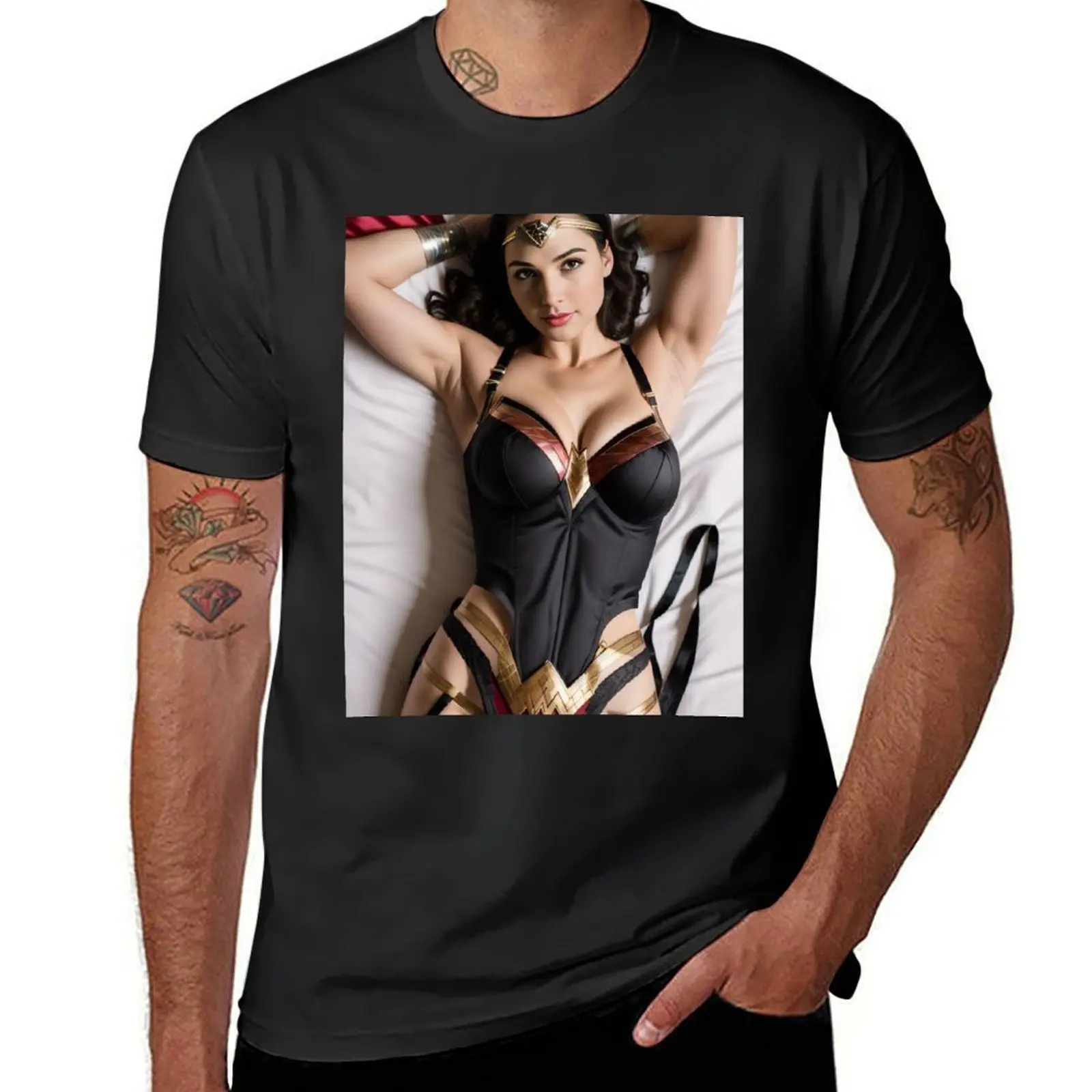 Gal gadot actress T-Shirt boys whites plus size tops blanks Blouse Short sleeve tee men