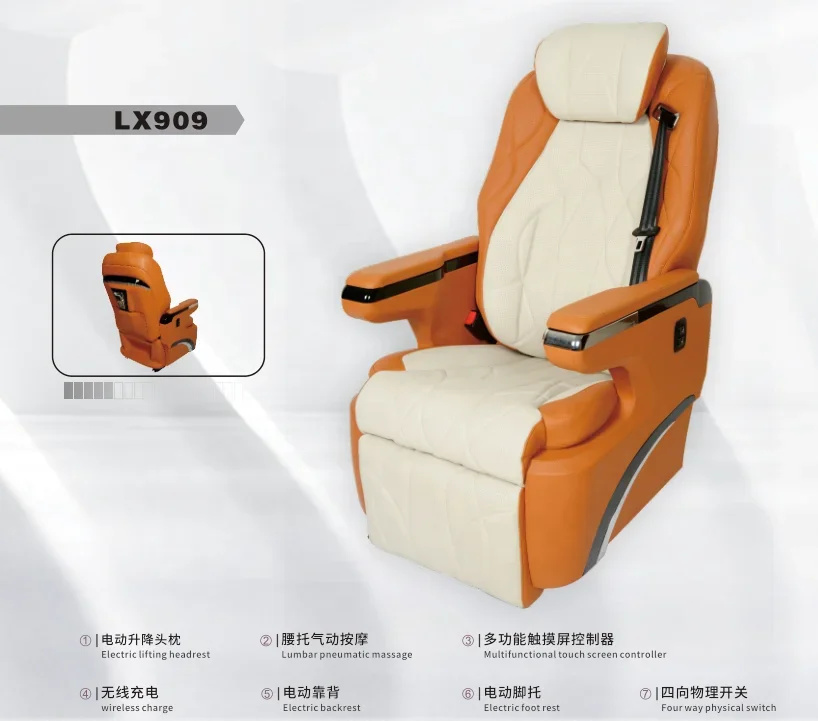 

New Luxury Maybach Vip Van Modified Car Seat Manufacturer Seat For Sprinter Van