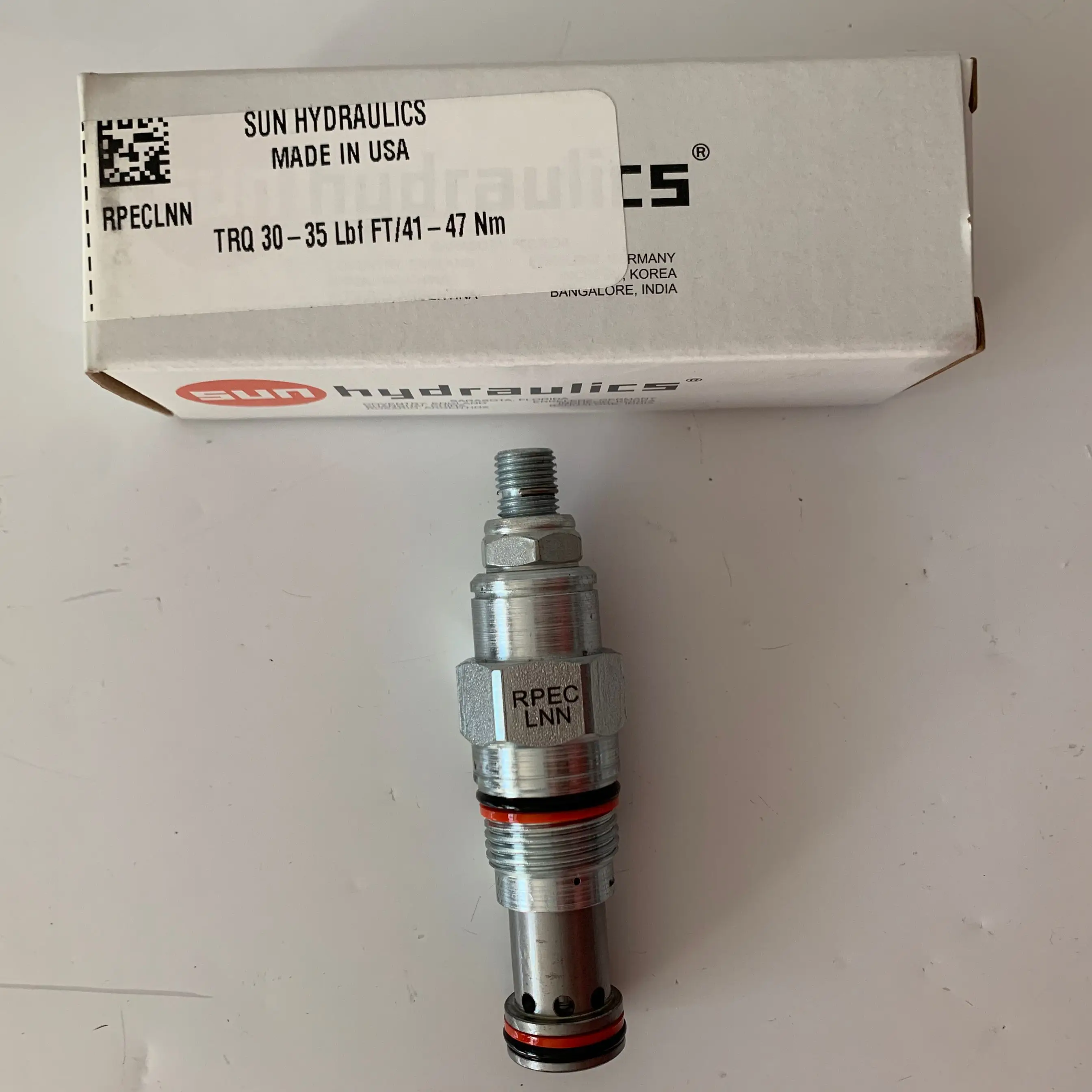 RPEC-LNN RPECLNN RPEC LNN SUN hydraulics original Pilot-operated, balanced piston relief valve SCREW IN CARTRIDGE VALVE INSERT