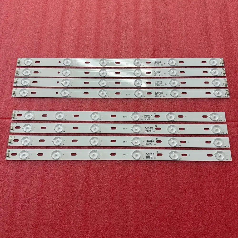 

8pcs/set LED Backlight 6+6LED for DNS K42A619 Supra STV-LC42T410FL Konka 42"TV KL42GT618 35017849 35017855 35017848