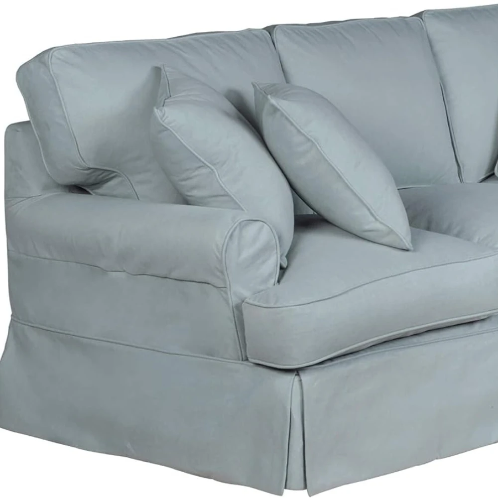 

Trading Horizon Sofa Slipcover, Configurable, Aqua Blue