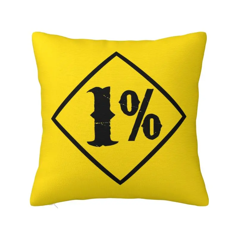 

Modern 1 Percenter Essential Cushion Cover 45*45 cm Velvet Sons Of Anarchy Throw Pillow Case Decoration Bedding Sofa Pillowcase