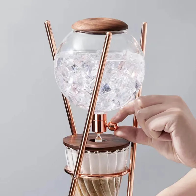HERO Drip Coffee Maker Espresso Ice Dripper Pot Water Machine Glass Filter Tools Manual Cold Brew Coffee Dripper Kettle Teapot