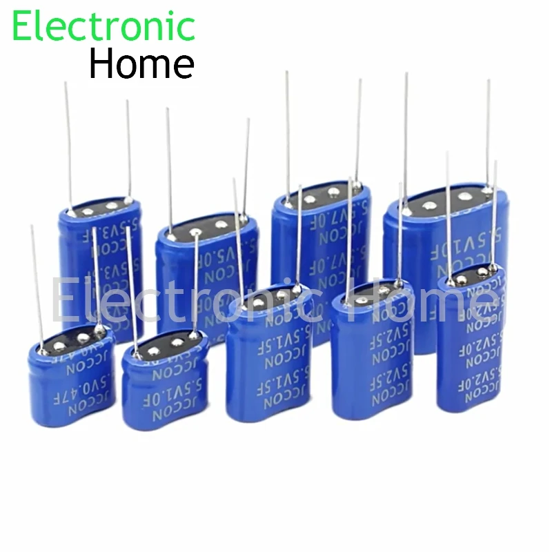 وحدة تركيب مكثف فائق Farad ، V ، 0.47F ، 1.0F ، 1.5F ، 2.0F ، 2.5F ، 5.0F ، 7.0F ، 10F ، 5.5V1.5F ، 5.5V5.0F ، 5.5V10F ، 5 #2