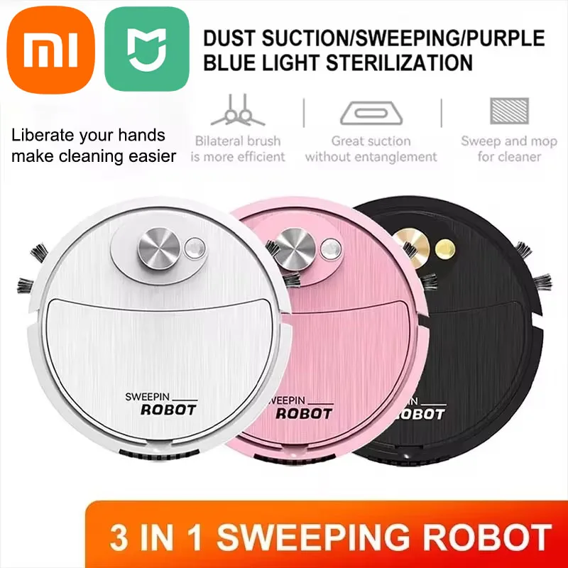 XIAOMI MIJIA 3-in-1 Sweeping Robot Smart RC Home Smart Sweeper Vacuum Mopping Automatic Sweeping and Mopping All-in-one