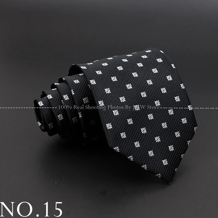 Neue Design Hochzeit Männer Krawatte Schwarz Solide Gestreiften Paisley Blume Krawatten Männer Business Dropshipping Bräutigam Kragen Zubehör Geschenk – Detail 15
