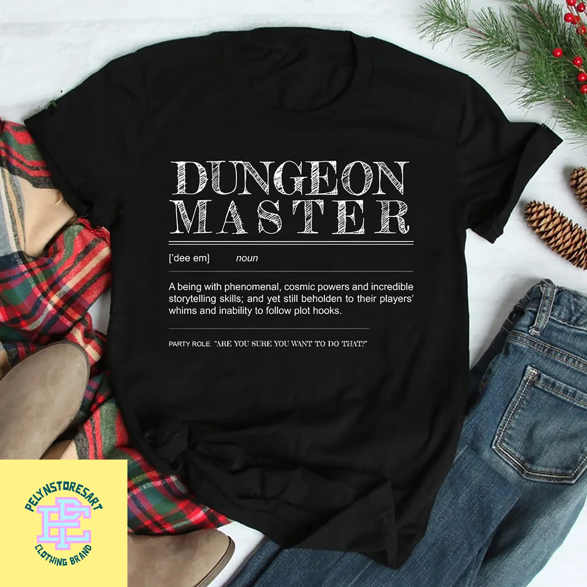 تي شيرت Dungeon Master، تي شيرت Dungeons & Dragons، تي شيرت DND، تي شيرت لعبة لعب الأدوار، هدية Dungeon Master