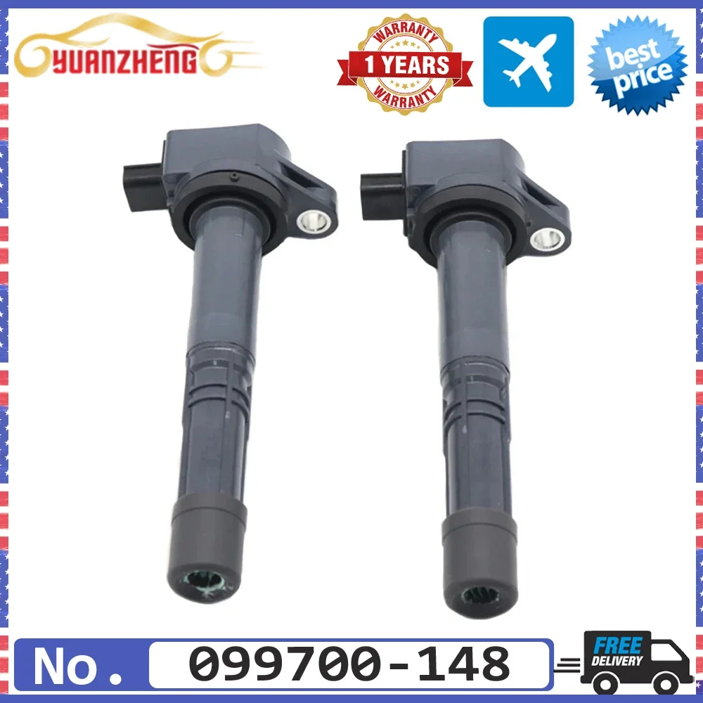 

1/2PC NEW Car Ignition Coil for Honda Accord Civic Crosstour CR-V ODYSSEY Acura ILX 2.0L 2.4L 2000-2015 099700-148 30520-R40-007