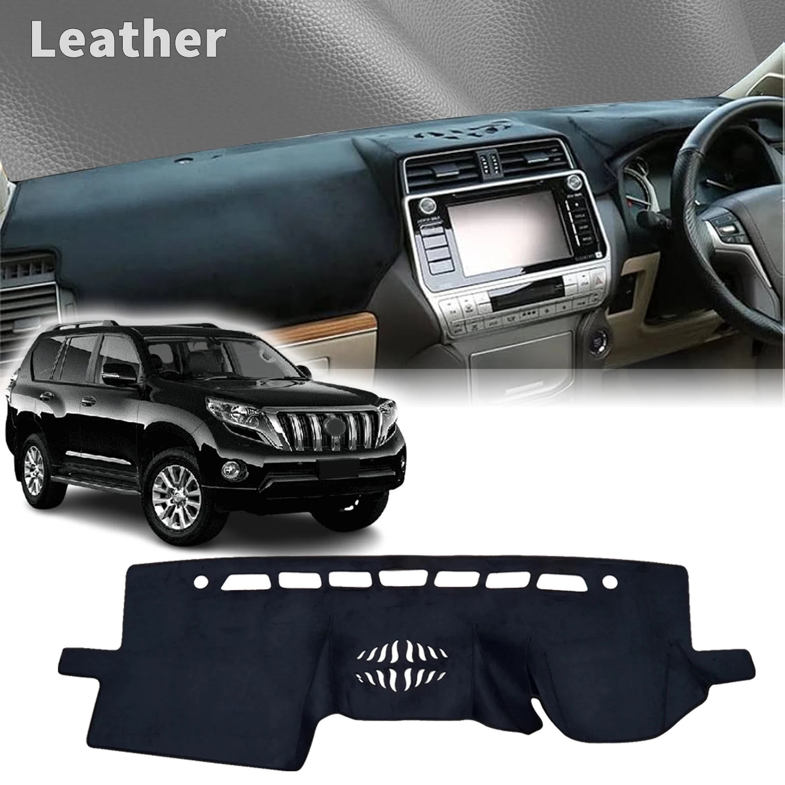 

fit for Toyota Land Cruiser Prado 2010-2020 150 J150 Accessories Protective Carpet Dashmat Dashboard Cover Pad DashMat Sunshade