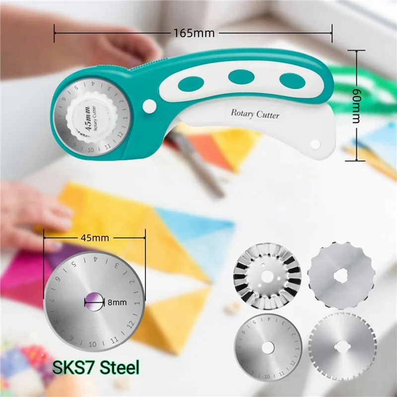 【TODAY-SOLO!】 Cortador rotativ - Rotary Cutter Fabric avaliação e preço