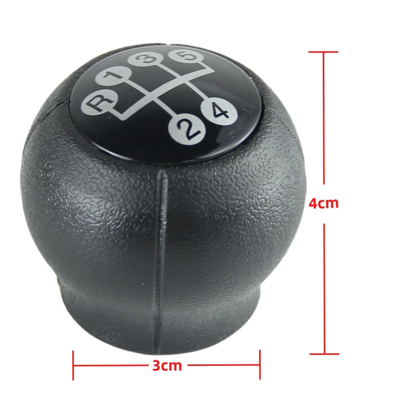5-Gang-Schaltknauf für Opel Vauxhall Astra II G Zafira A 1998–2010 mit Gamasche, Kofferraumabdeckung, Handbremsengehäuse, Autozubehör – Detail 4
