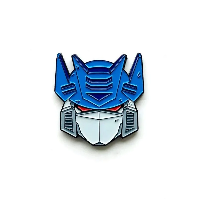 Transformations-Brosche, rote Spinne, Soundwave-Abzeichen, personalisiertes Rucksack-Zubehör, Anime-Zubehör, Alltagsbedarf, Geschenk