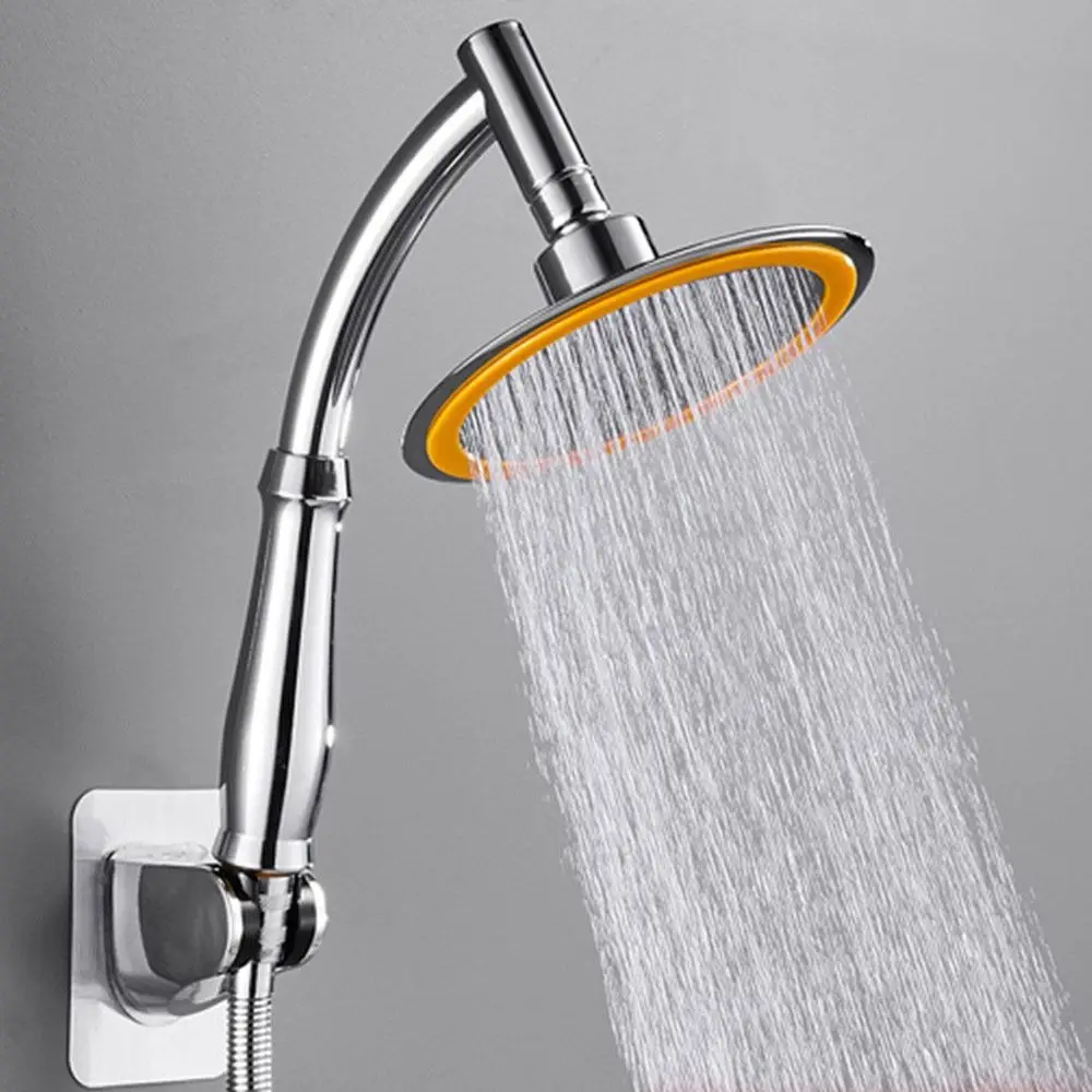 Practical Dual-purpose Shower Head Extension Arm ABS Silver Hand Adjustable Kit Handheld Shower Nozzle Rod Bath