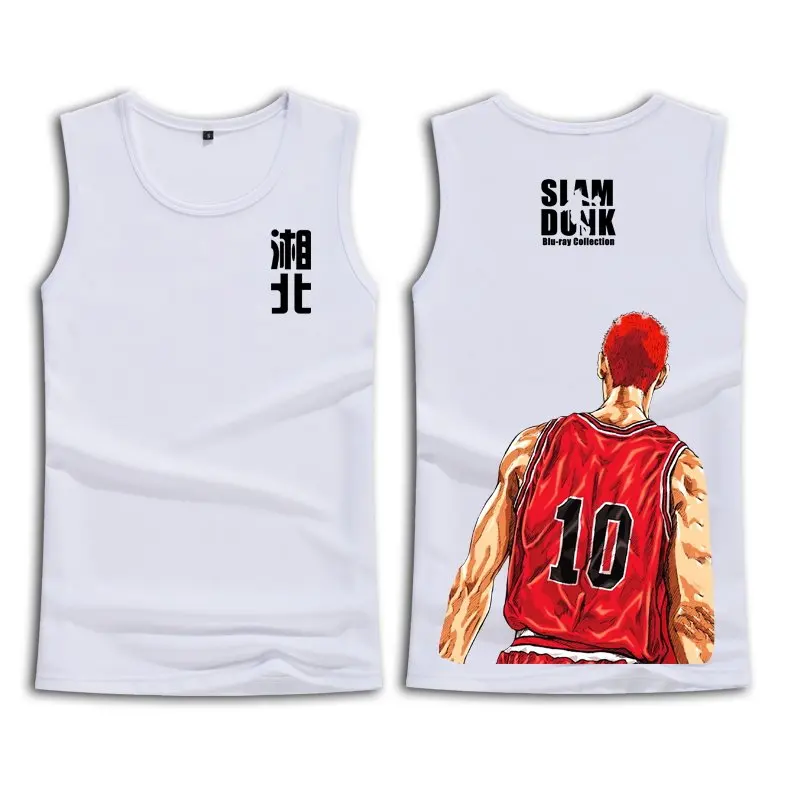 

Adult and Children Slam Dunk Shobei Team Tank Top Sakuragi Hanamichi Ryukawa Maple 3D Printed Sleeveless T-shirt