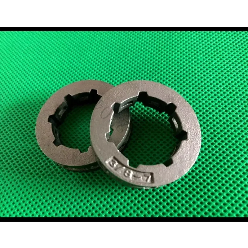 Husqvarna 체인톱용 클러치 림 스프로킷, 61 66 266 268 272 362 365 371 372 385, 3/8 인치, 7T, 10 개