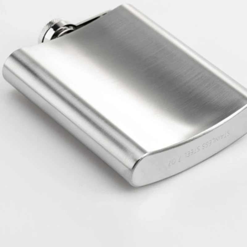 1 4 5 6 7 8oz Portable Mini Stainless Steel Liquor Hip Flask For Alcohol Bottle Travel Whiskey Bottle Mug Flask