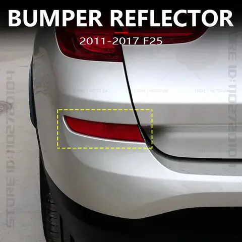 2011-2017 F25 BMW X3 28i 28iX 28dX 35iX 후면 범퍼 리플렉터 테일 라이트 스트립 커버 63257352209 63257352210