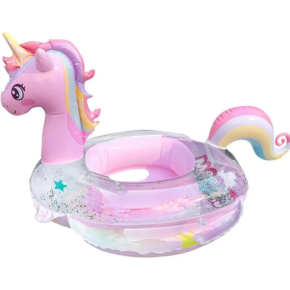 

Baby Swimming loat, Iatable loatie Rat with Handle Saety Seat, Children Waist loat Ring Kids Water Bathtub Beach Party Toys, Tod
