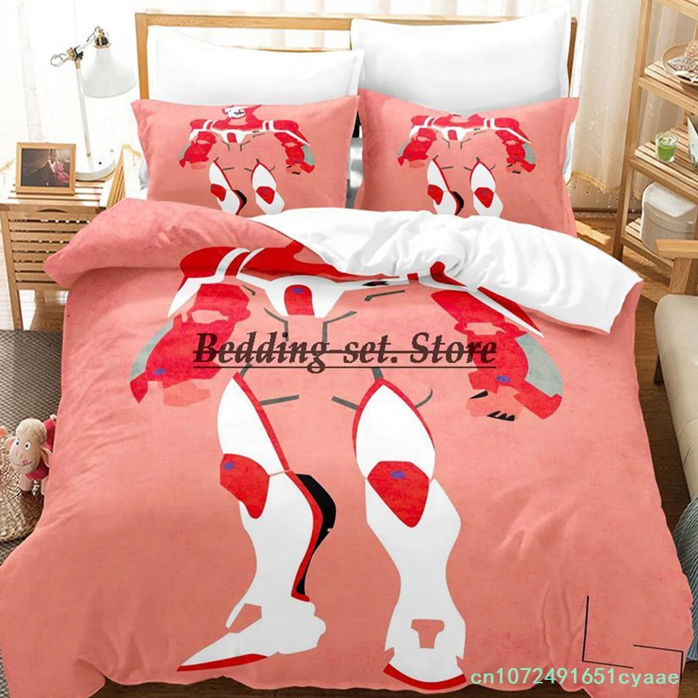 Tiger & Bunny Bedding Set Single Twin Full Queen King Size Bed Set Aldult Kid Bedroom Duvetcover Sets 3D Anime Bed Sheet Set