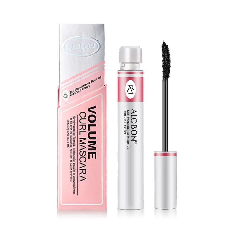 12Ml Fiber Wimpers Zwarte Mascara Waterdicht Geen Vlekkerige Krullen Wimper Extensie Kolossaal Mascara Volume Cosmetica Oogmake-Up Tslm1