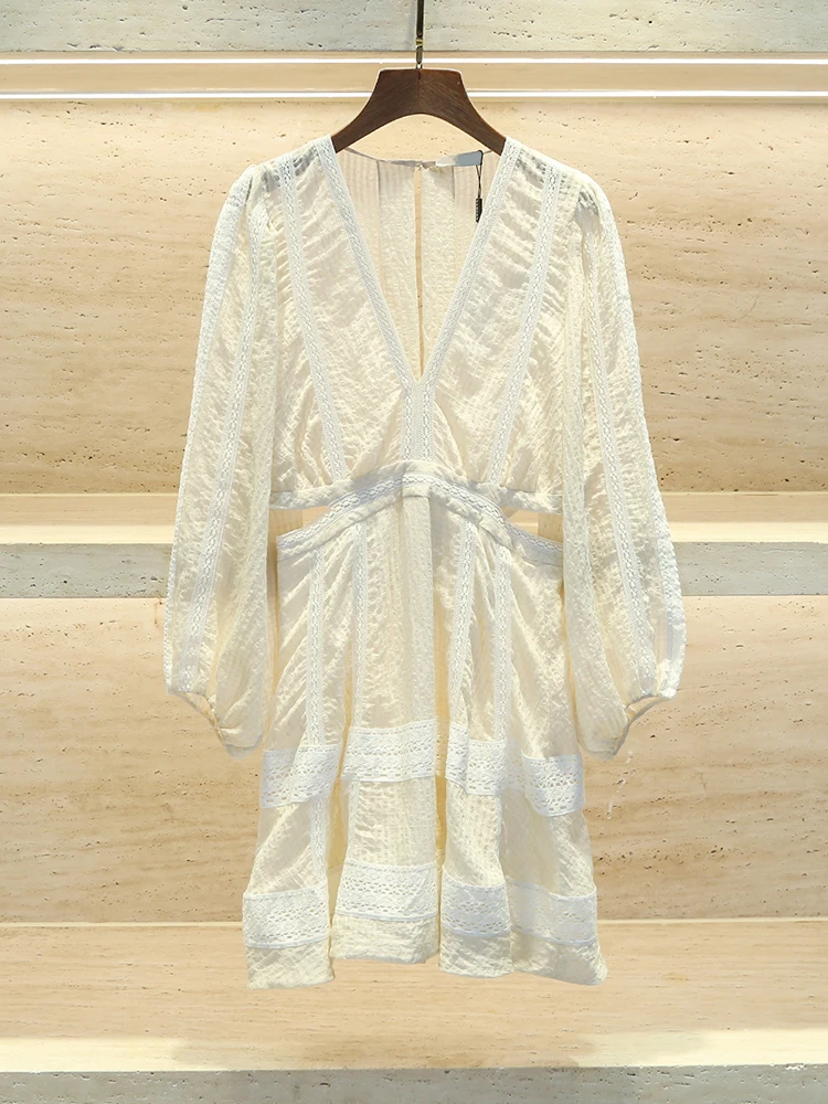 

S Home Nan You Элитная женская модная юбка А-силуэта с V-образным вырезом, вырезами на талии и открытыми бедрами, осенняя коллекция, для элегантных дам