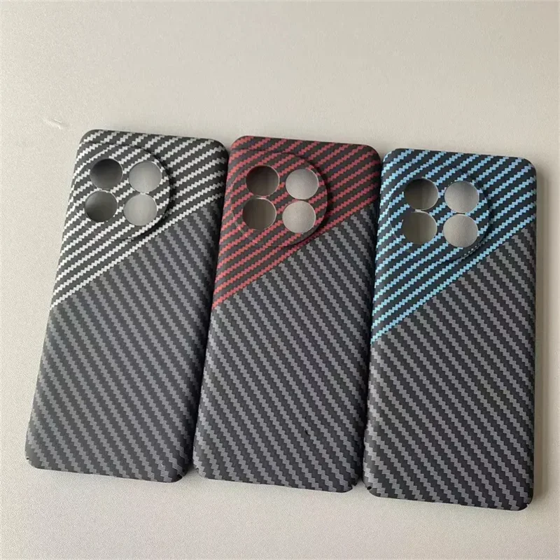 

Carbon Fiber Stripe Case For Oneplus 11 Ace2 11R 10T 10Pro ACE Pro Acrylic Hard Case For One Plus 11 R Shockproof Bumper Funda