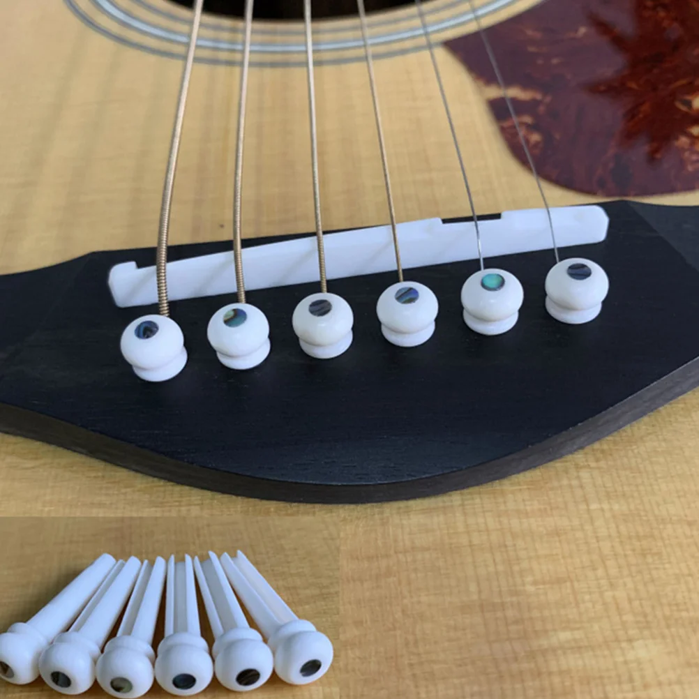 

4 Pcs Guitar String Bone Nut Adjustable Electric Bridge Saddles Accessories Sturdy Lightweight Wear Resistant Durable Tone