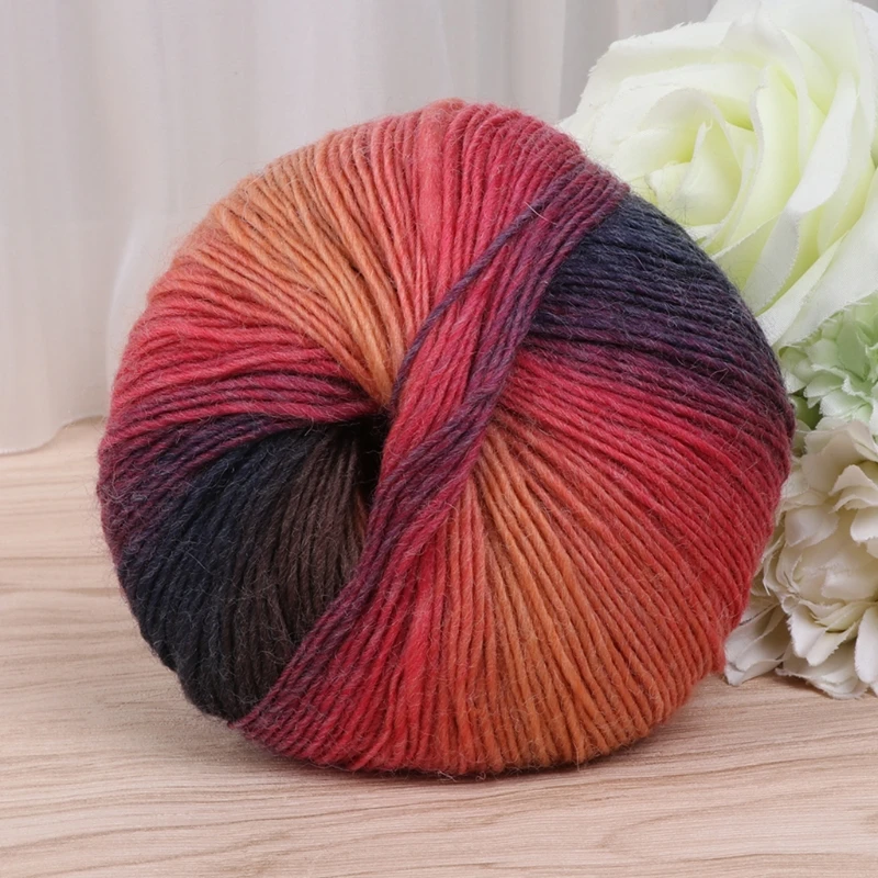 Wool Blend Yarn Ball Woven Hats Scarf Shawl Socks Shoes Winter Clothes for Freeze Proof Warm Underwear Clothes Supplies