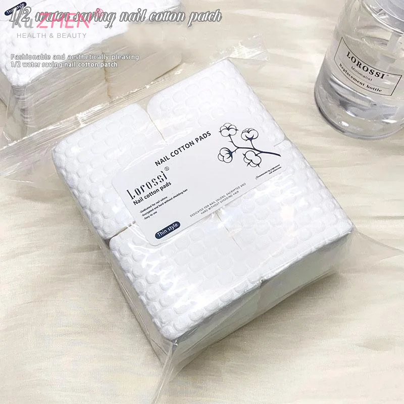 200/500 pçs almofada de algodão para unhas removedor de esmalte gel limpo guardanapos de manicure toalhetes sem fiapos limpador de algodão almofadas de papel verniz ferramenta