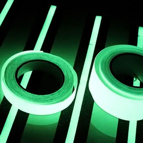 10m Luminous Tape Self-adhesive Glow In Dark Fluorescent Safety Warning Security Stage Stickers Home Party Decorative Tapes