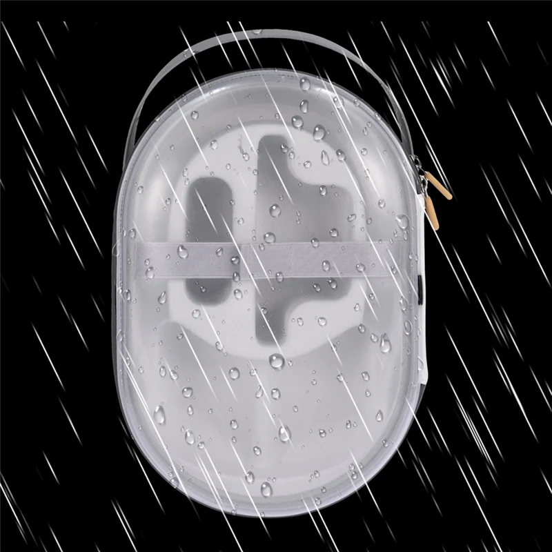 1 Piece For Vision Pro VR Headset Storage Bag Transparent Hard Carrying Case For Vision Pro VR Glasses Accessories