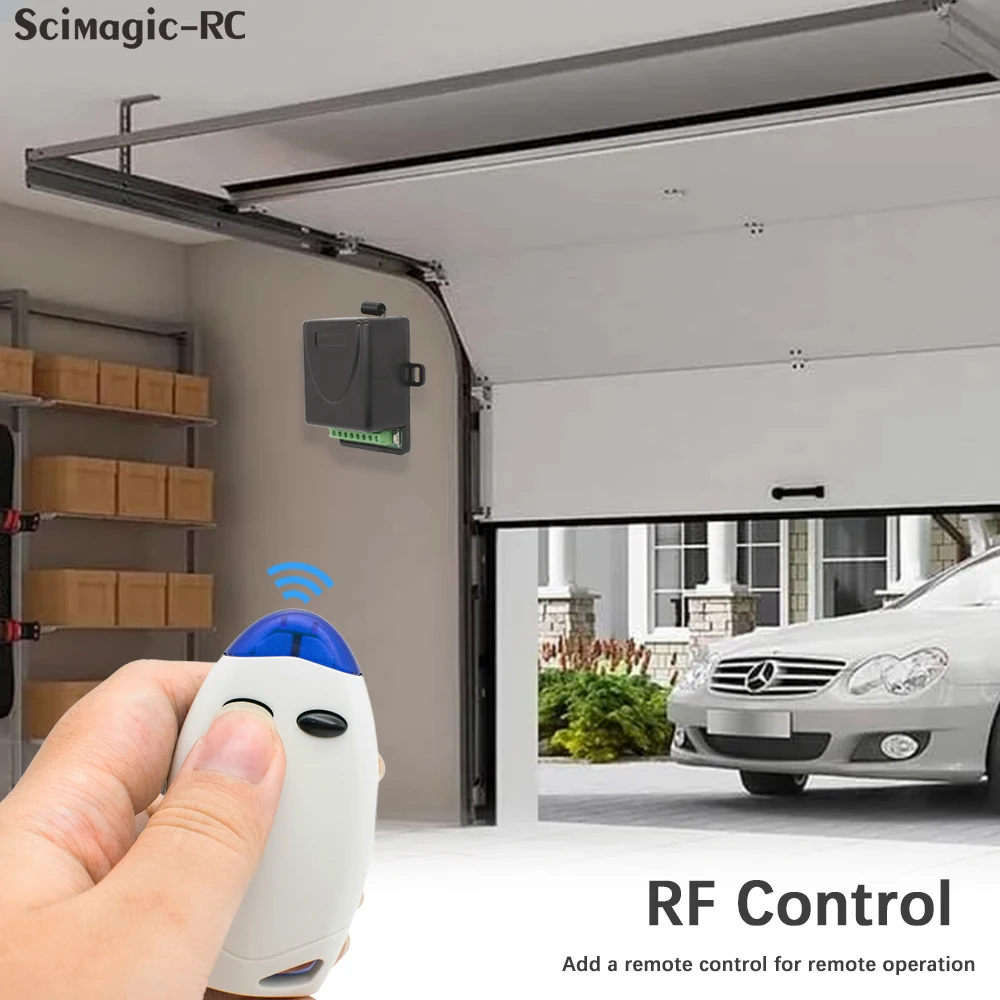 Receptor remoto para puerta de garaje LIFE para FIDO2 FIDO4 VIP2 VIP4 VIP2R VIP4R STAR2 STAR4 BRAVO2 BRAVO4 interruptor de módulo de 433,92 MHz