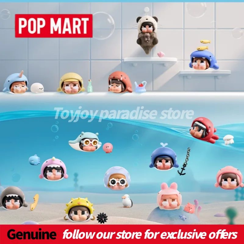 

Authentic Pop Mart Crybaby Cry Me On Ocean Series Figurine Blind Box Cute Collection Desktop Decoration Fashion Surprise Gifts