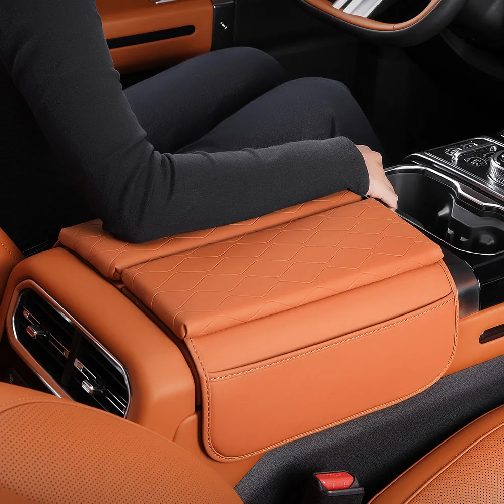 2 Pcs Armrest Box Height Pad For Chery Jetour G700 2025 2026 Car Modification Accessories Original Color Leather Protective Pad