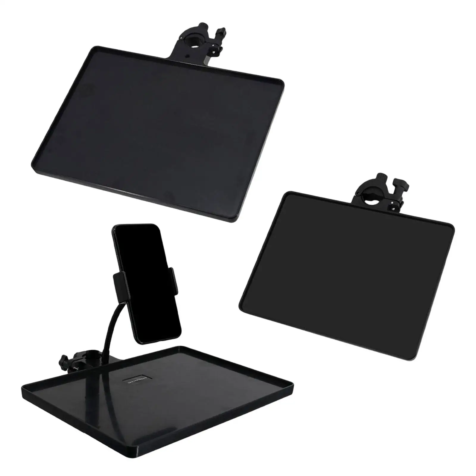 Microphone Stand Tray Adjustable Music Stand Accessories Clamp Rack Holder