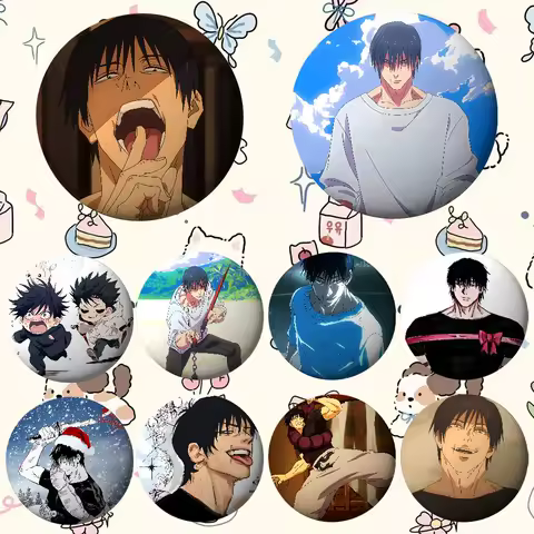 Anime C-Toji Fushiguro-S Badges Tinplate Soft Button Pin Brooch Metal Badge Custom Jewelry Accessories Hat Bag Lapel