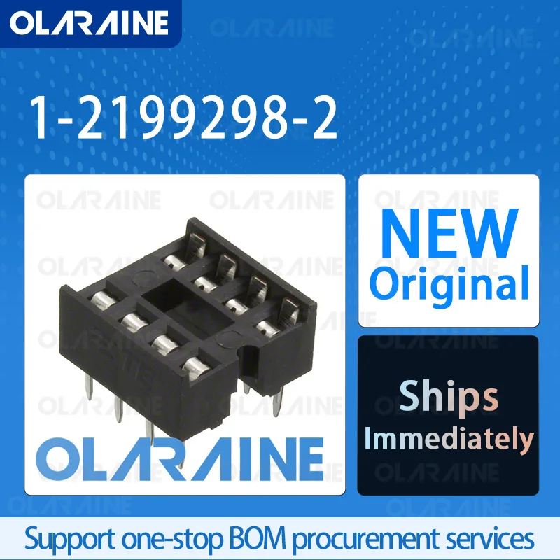 

20/50/100Pcs 1-2199298-2 100% brand new and original IC chip IC and device sockets 8 Position
