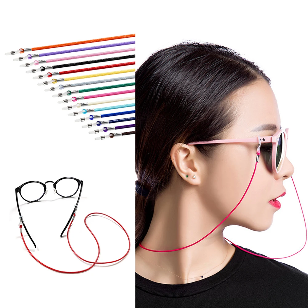 Fashion Wax Rope Hanging Neck Glasses Chain Sunglasses Non-slip Lanyard Women Men Anti-drop Reading Optical Glasses Strap