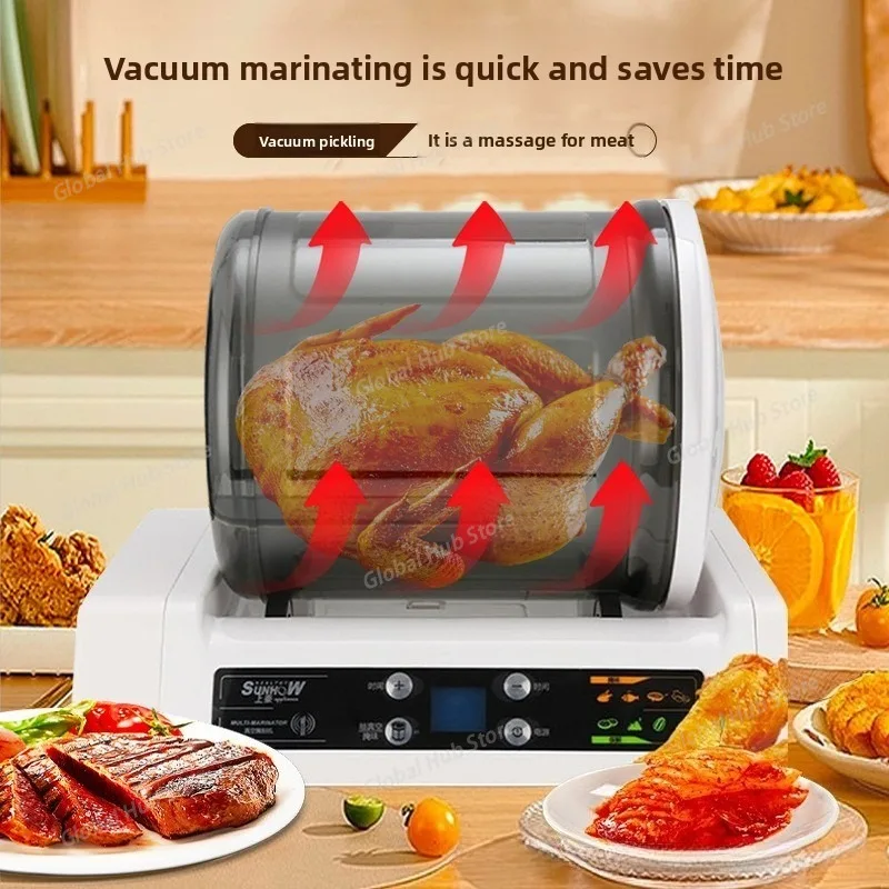 The Computer Version Vacuum Curing Machine and Tumbling Meat Curing Machine Are Small Machines Used By Merchants