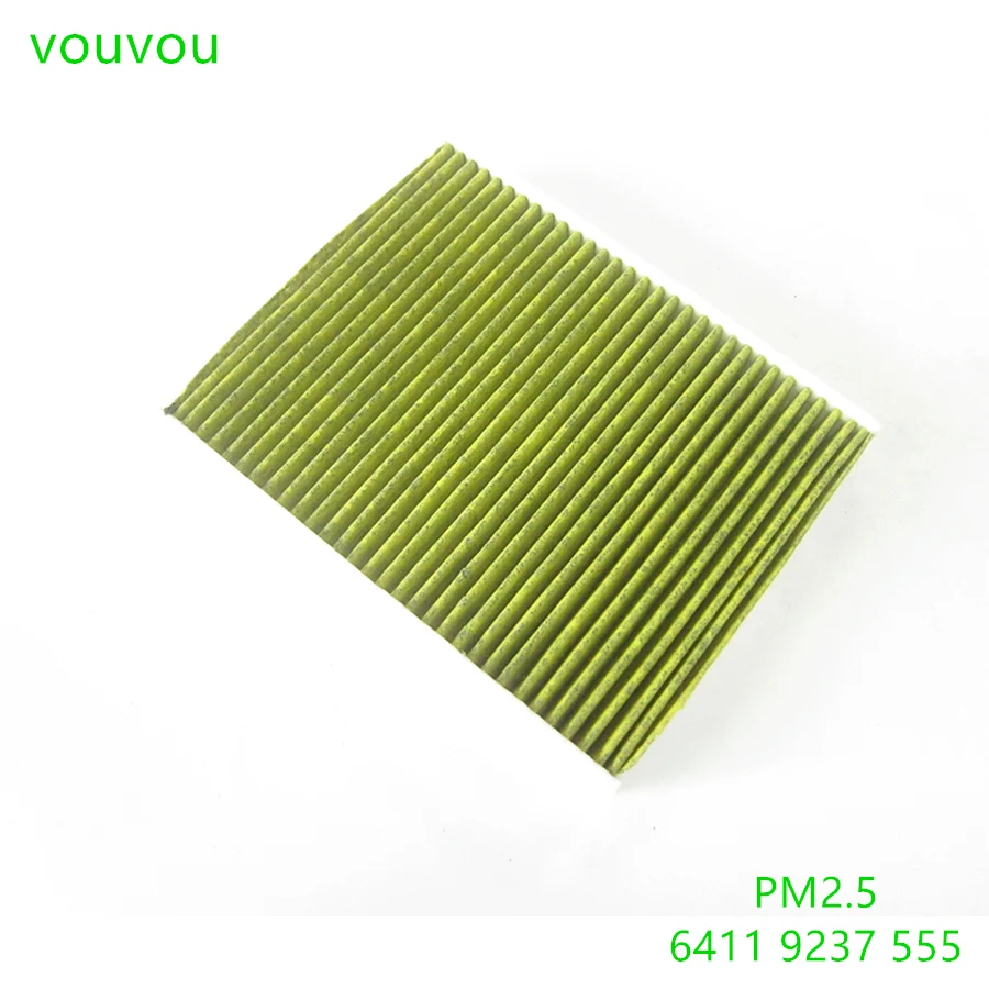 Vouvou اكسسوارات السيارات 6411 9237 555 المنشط PM 2.5 A/C فلتر الهواء المقصورة لسيارات BMW Series 1 F20 F21 Series 2 F22 F23 F87 3 F30