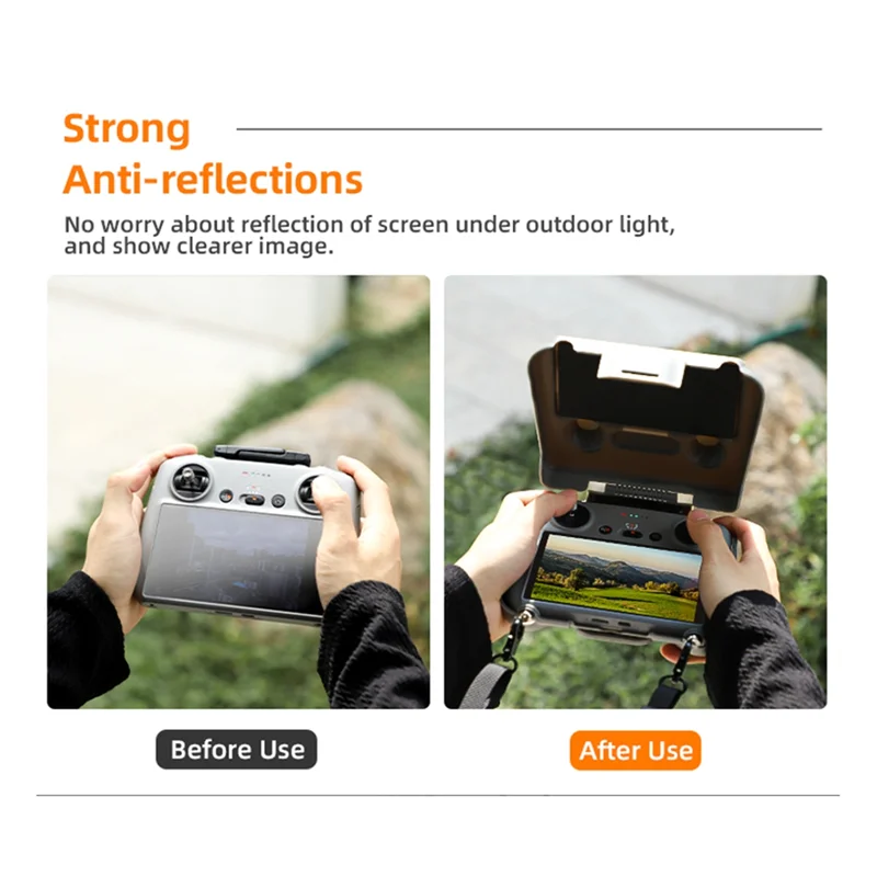 ABGN For DJI RC2 Remote Control Storage Box Sunhood Sunshade Cover Screen Protector Shell