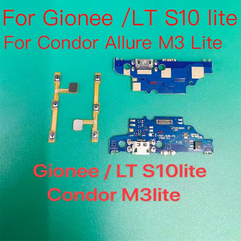 1 шт. USB-порт для зарядки, гибкая плата включения и выключения для Gionee/LT S10 Lite M3 Lite, USB-порт для зарядки док-станции, гибкий кабель, запасные части
