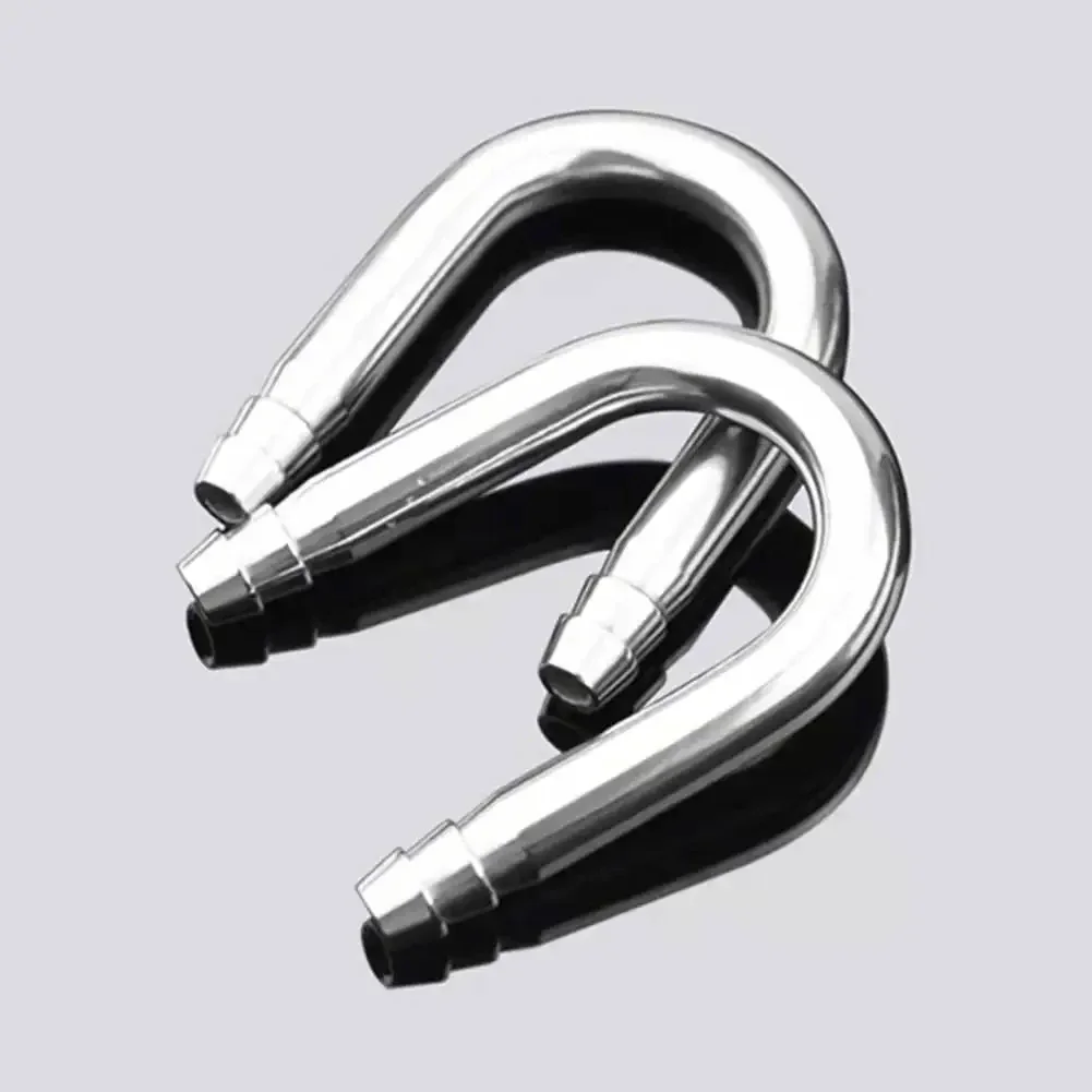 

U Shape Aquarium Fish Tank Accessories Air Tube Connector for Co2 Diffuser Oxygen Pump System Stainless Steel for 4-5mm Tube