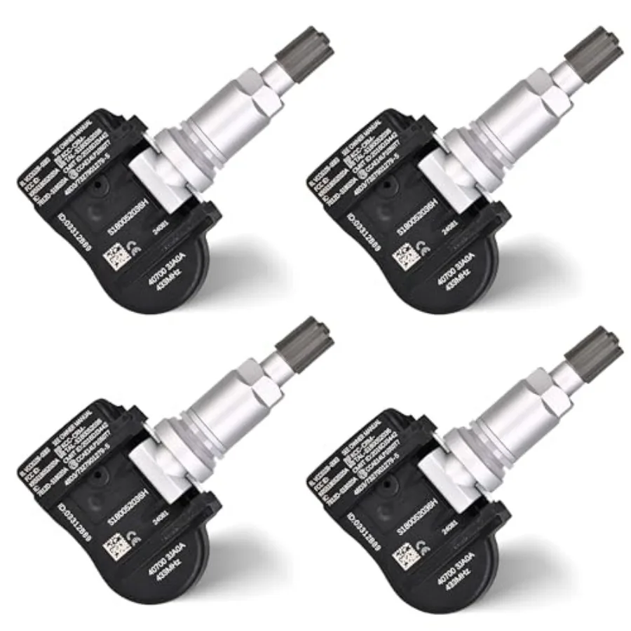 

Датчики давления в шинах TPMS 433 МГц, совместимые с Nissan Altima 2013-2018, Murano 2015-2018, Pathfinder 2013-2018 (замена) # 40700