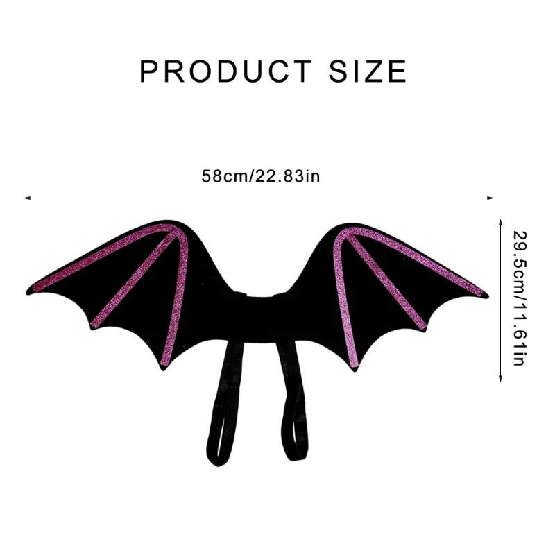 박쥐 날개 할로윈 박쥐 복장 여자 여자 아이 생일 코스프레