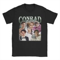 Conrad Fisher Bootleg T-Shirt Men  Awesome Pure Cotton Tees Round Collar Short Sleeve T Shirts 4XL 5XL Clothes