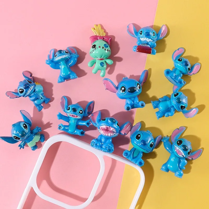 12 pz/set MINI Stitch Anime Figurine Bambole 3 CM Cartoon Lilo e Stitch Action Figures Da Collezione Modello Giocattoli