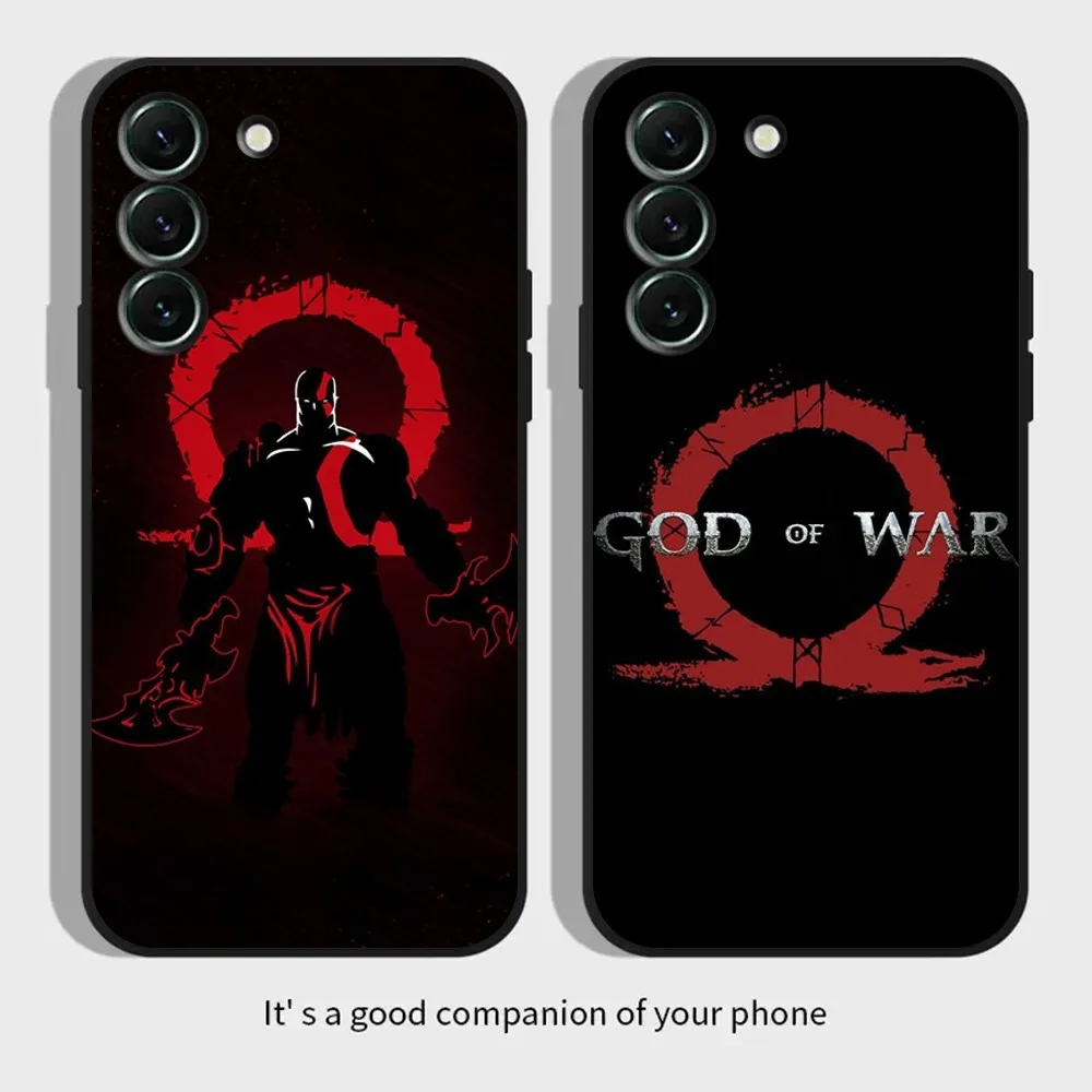 Game G-God Of W-War Phone Case for SamsungS24,S23,S22,S21,S20 Ultra Pro S10,S30Plus,20 Ultra Black Cover