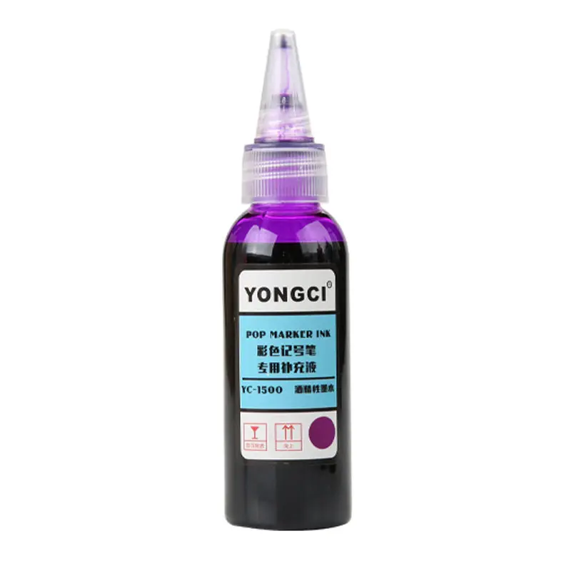 50ml Marker Refill Ink 12/24 Colors Alcohol Based Ink for Art Drawing POP Hand Painting Sketch Markers Supplies view 6